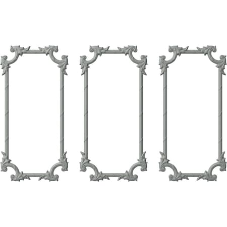 Ekena Millwork 31-in. W x 62-in. H Tirana Panel Moulding Kit Triple Panel PMLKTI31X62C